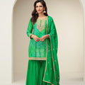 Premium Real Chinon Silk Sharara LXSR0080