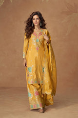 Embroidered Elegance Sharara Suit LXSR0082
