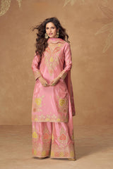 Embroidered Elegance Sharara Suit LXSR0082