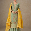 Emboridred Premium Plazo Suit LXSR0086