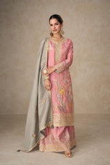 Emboridred Premium Plazo Suit LXSR0086