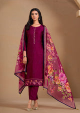 Floral printed Luxury Suit LXST0058