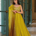 Zohra Silk Ensemble Gown LXGW0047
