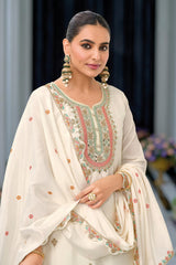 Embroidered Elegance Sharara LXSR0094