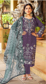 Organza Bloom Pakistani Suit EAPK0079