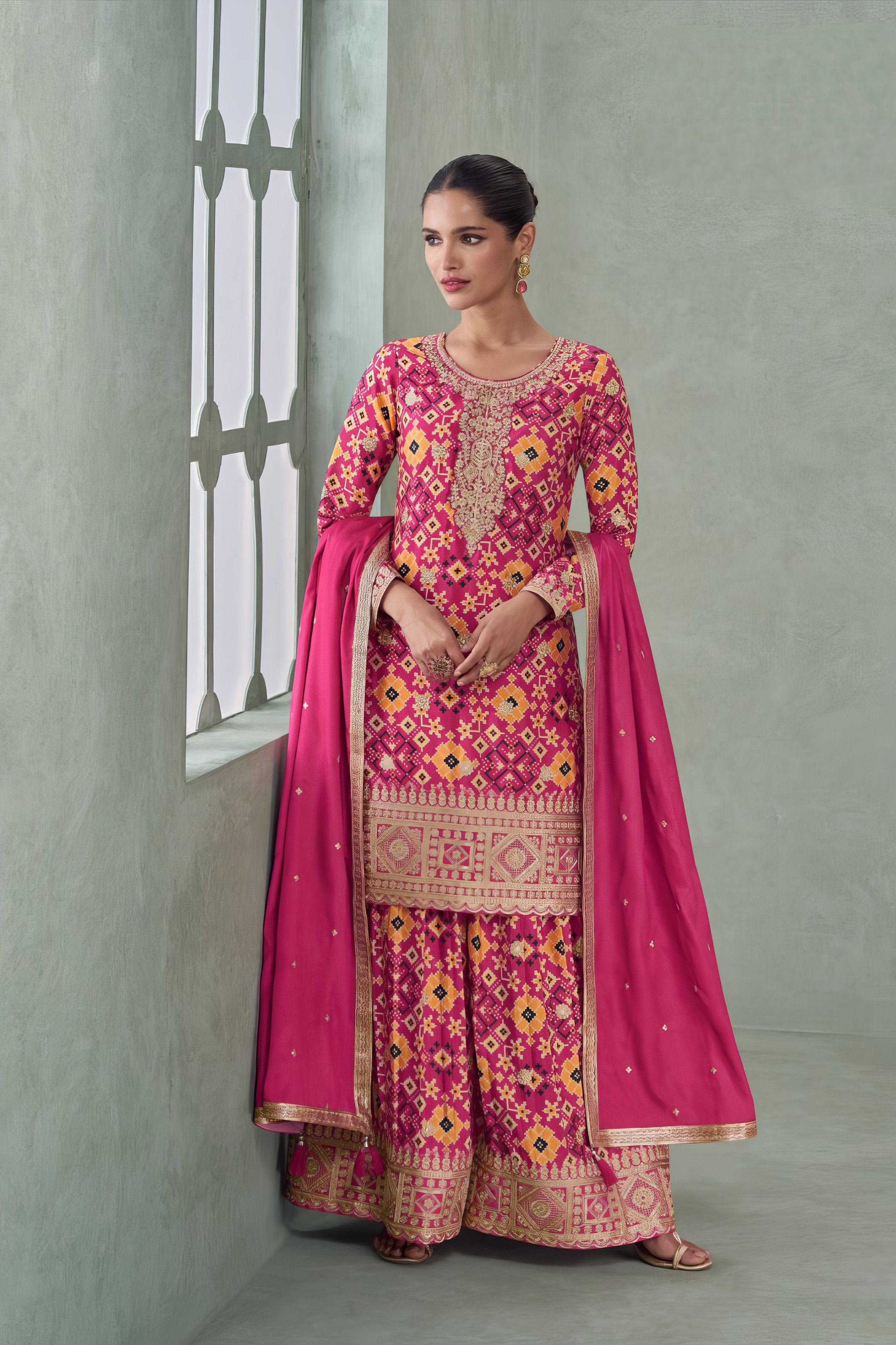 Chinon Fab Premium Sharara Set LXSR0106