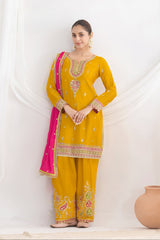 Premium Chinon Fabric Suit LXST0069