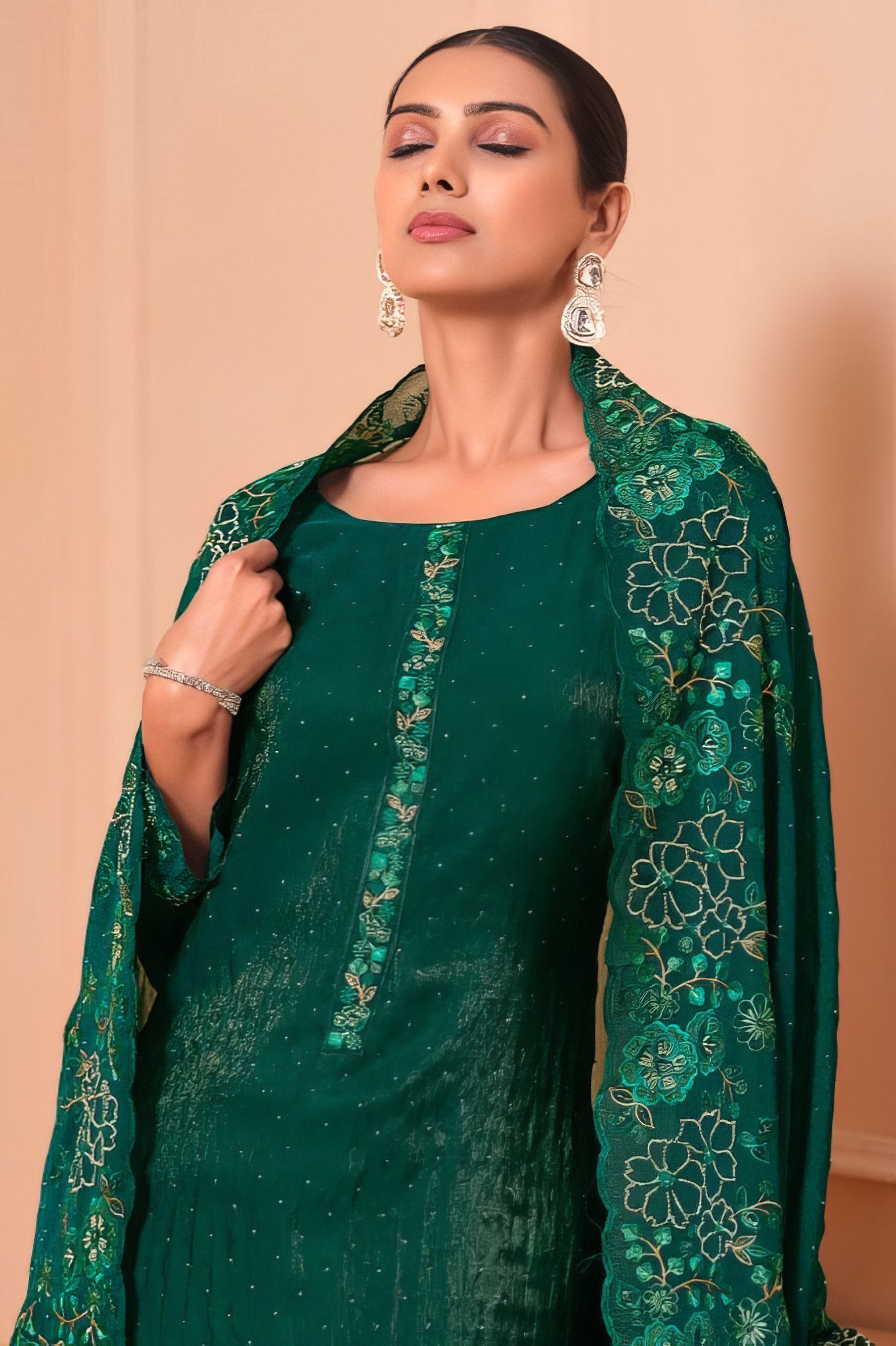 Embroidered Luxury Ethenic Suit LXST0070