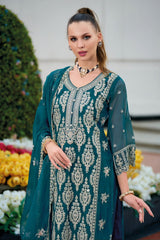 Soft Organza Stylish Pakistani Suit LXPK0094