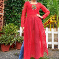 Vibrant Kutchi Bandhani Style Kurti NV0001