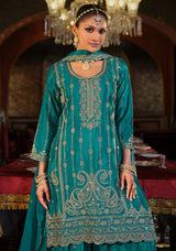 Regal Bloom Designer Sharara Set LXSR0113