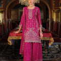 Regal Bloom Designer Sharara Set LXSR0113