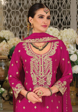 Noor Chinon Embroidery Sharara Set LXSR0117