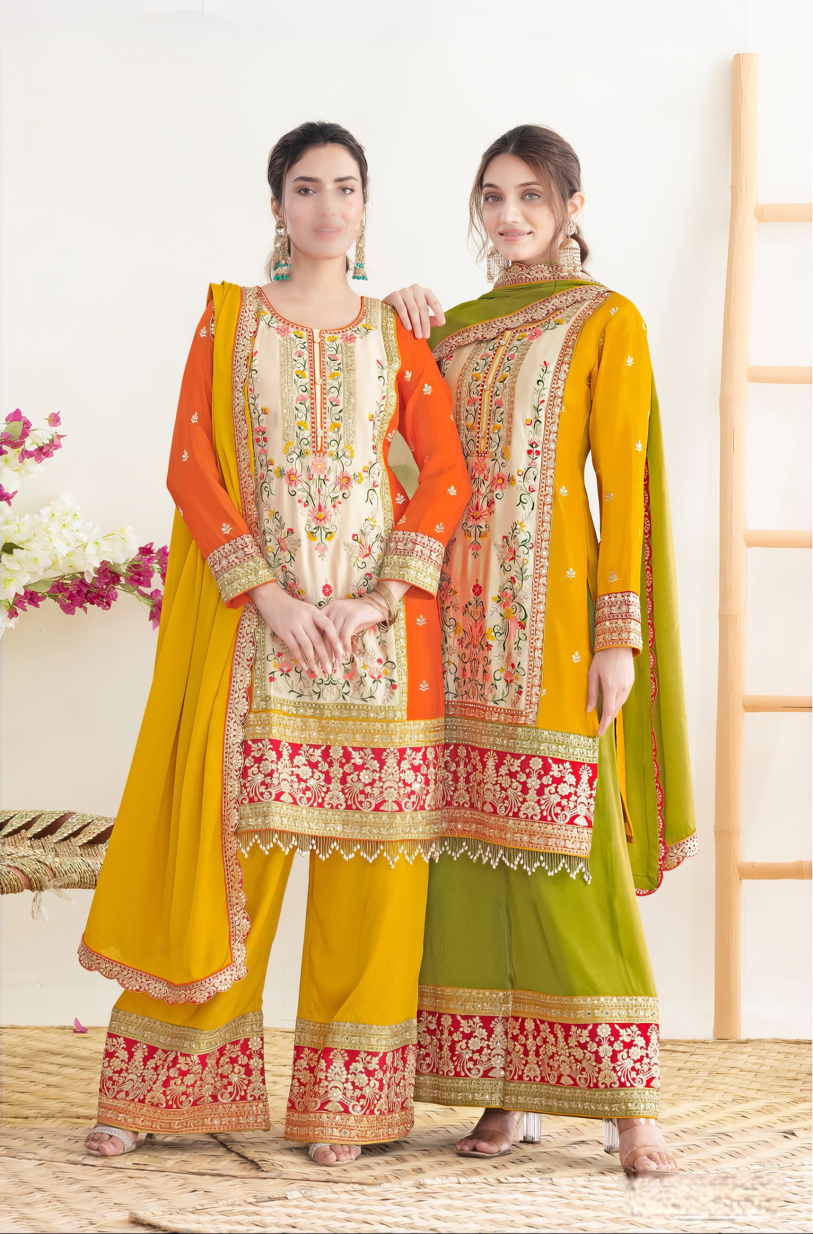 Premium Chinnon Luxury Suit LXST0073