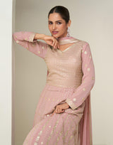 Zariya Silk Ensemble  Gown LXGW0050