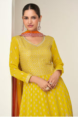 Zariya Silk Ensemble  Gown LXGW0050