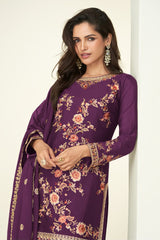 Premium Chinon Fab Sharara Set LXSR0122