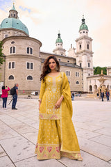 Real Simar Silk Sharara Set LXSR0123