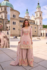 Real Simar Silk Sharara Set LXSR0123