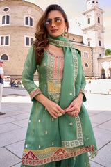 Real Simar Silk Sharara Set LXSR0123