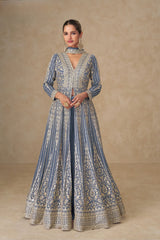 Premium & Finest Chinnon Sharara Set LXSR0125