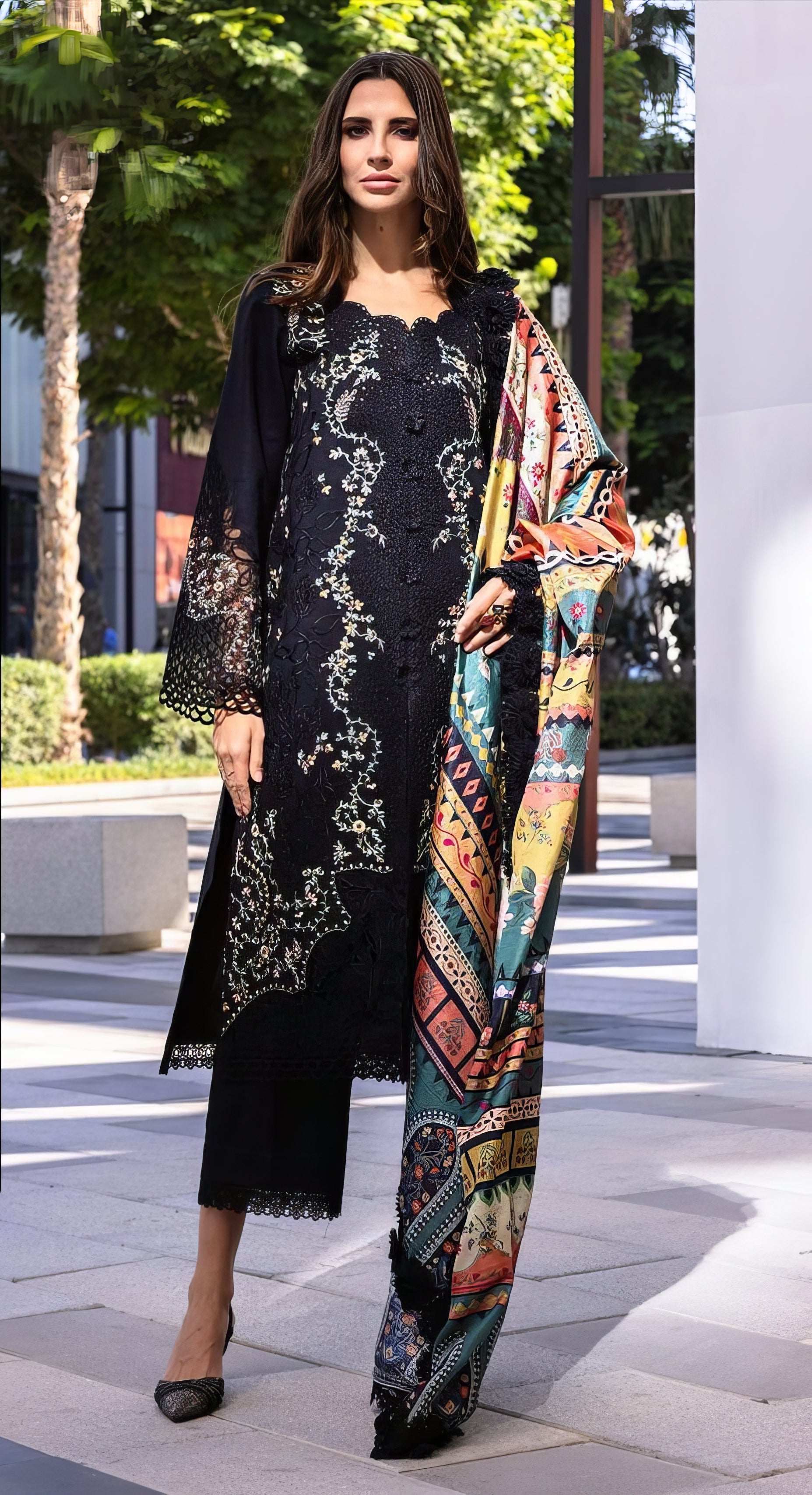 Zarqa Cotton Charm Pakistani Suit EAPK0083