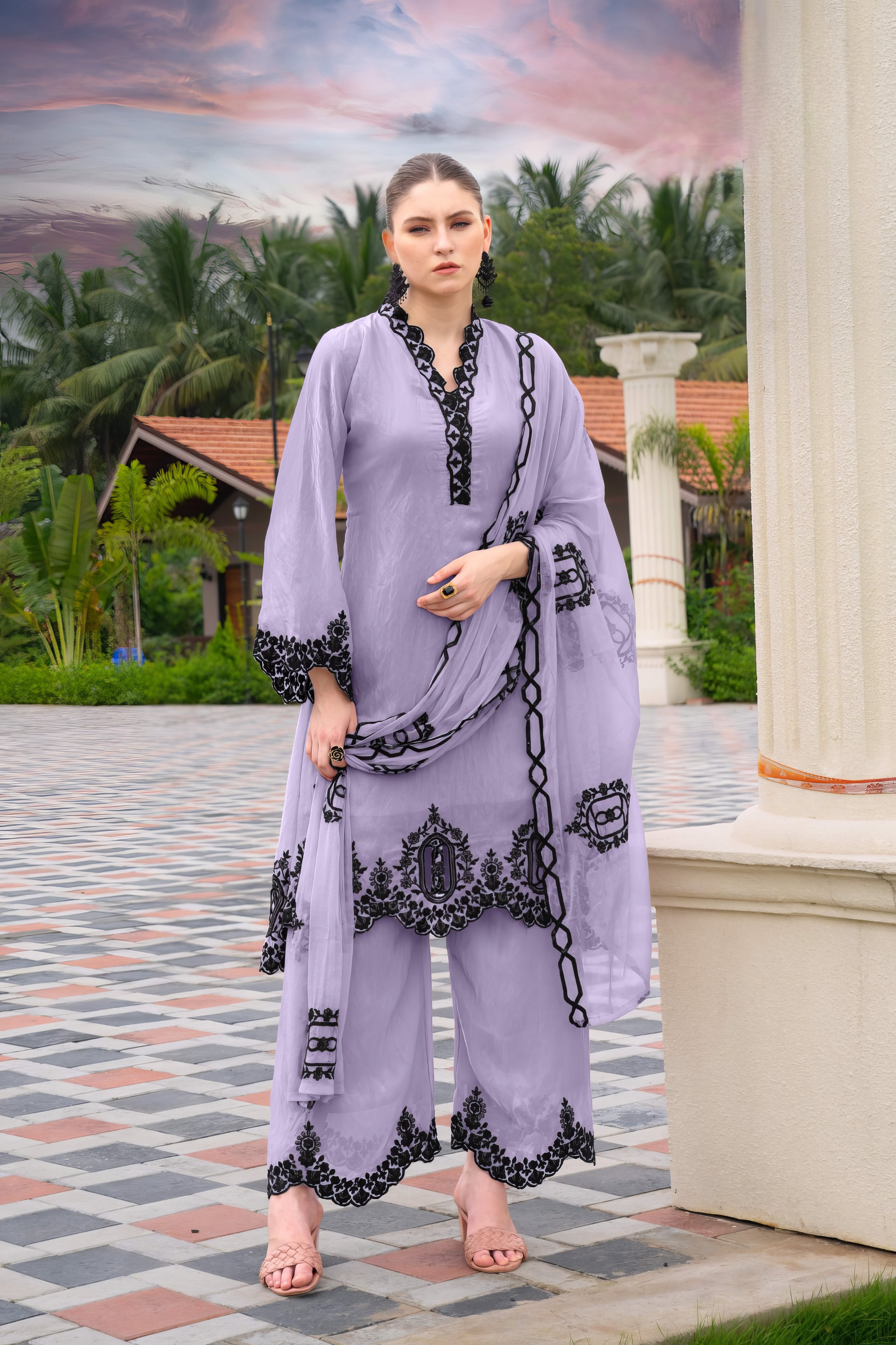 Fandy Silk Pakistani Suit LXPK0103