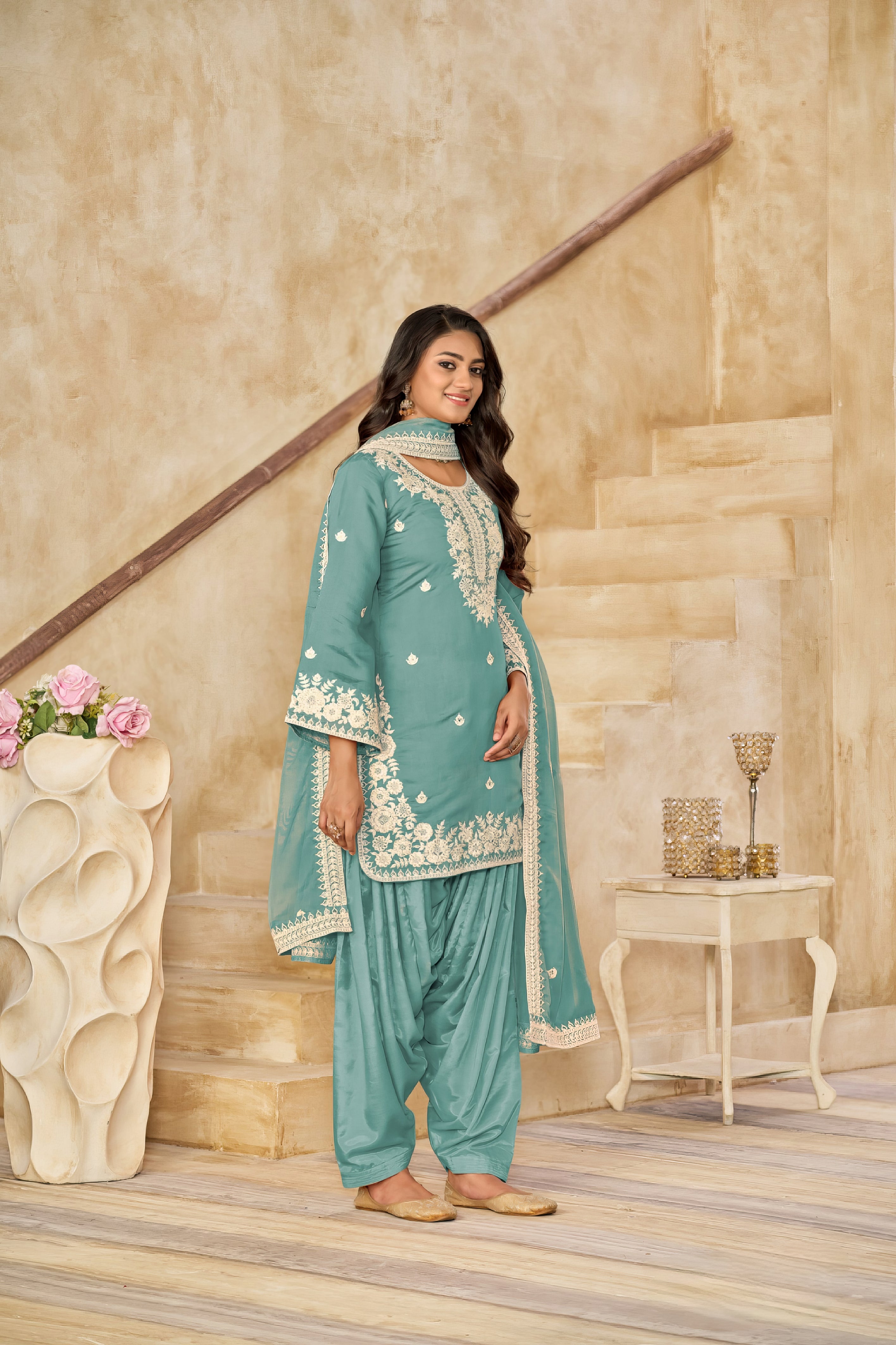 Roman Silk Luxury Suit LXST0077