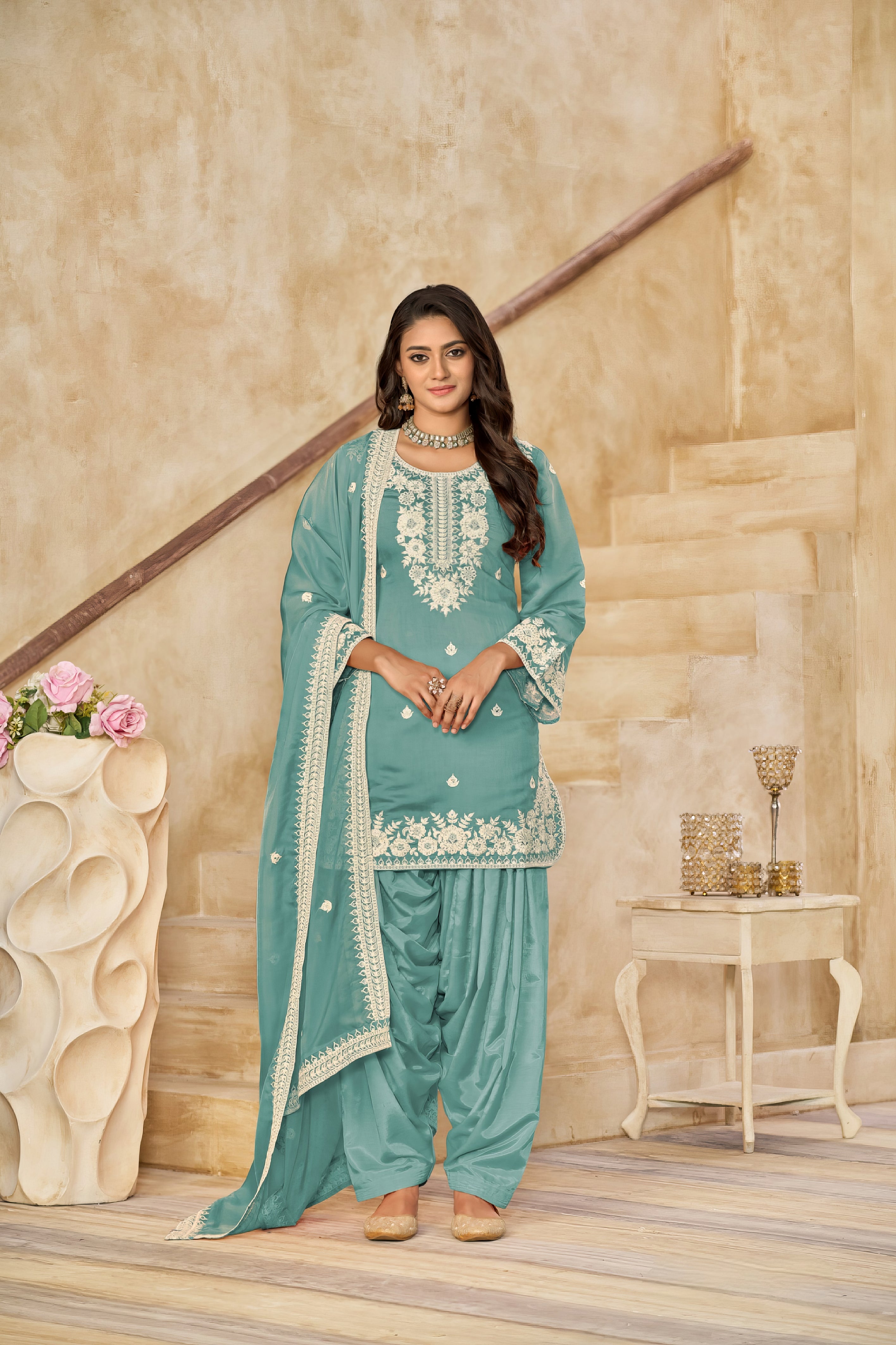 Roman Silk Luxury Suit LXST0077