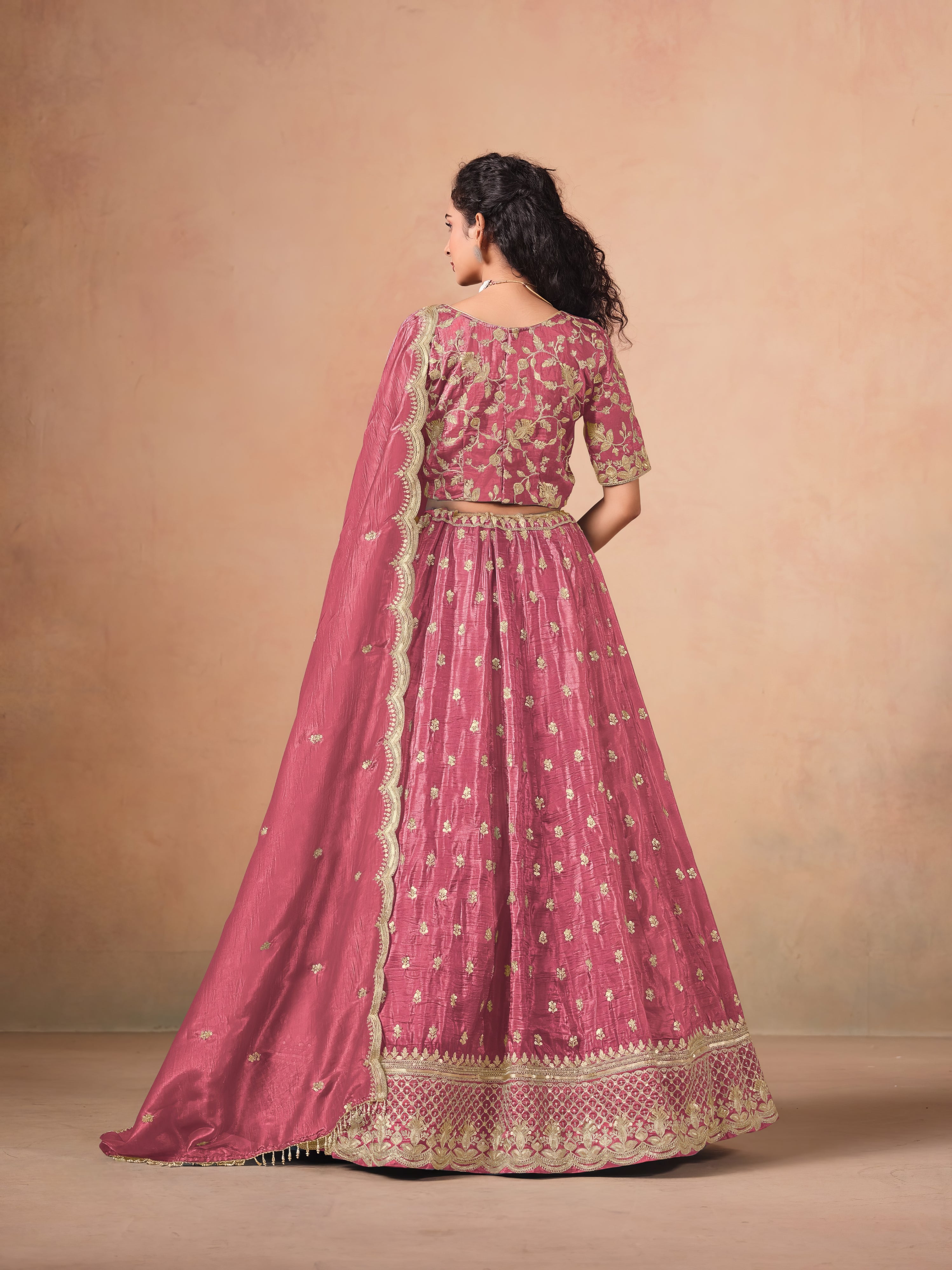 Zara Crush Fill Lehenga LXGW0061