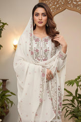 Elegant Heavy Chiffon Plazo Suit EASR0092