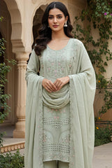 Georgette Zarkan Plazo Suit EASR0088