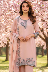 Heavy Georgette Zarkan Work Suit Set EAPK0106