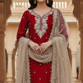 Heavy Jimmy Choo Suit Set with Net Dupatta EASR0097