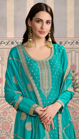 Vis Chiniya Silk Luxury Suit LXST0075