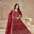 VELVET FABRIC DESIGNER GOWN  LXGW0011