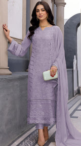 Zarqa Shine Embroideried Pakistani suit EAPK0009