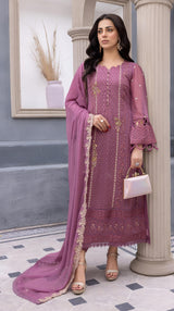 Pakistani suit with  Organza fabrics EAPK0012