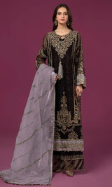 Pakistani suit With Embroidery Work & latkan  EAPK0018