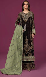 Pakistani suit With Embroidery Work & latkan  EAPK0018