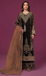 Pakistani suit With Embroidery Work & latkan  EAPK0018