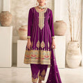 Premium Silk Suit With Sequence Work  EAST0002