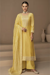 vichitra fabric ethnic suit EAST0005