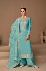 vichitra fabric ethnic suit EAST0005