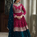 Bluming Georgette Embroidery Work SHARARA EASR0002