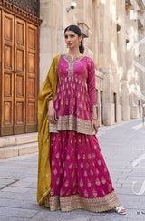 Real Simmer Embroideried SHARARA EASR00016