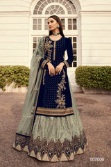 Starlit Grace embroidered SHARARA EASR00028