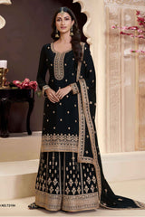 Heavy chinon fab embroderied SHARARA EASR00035