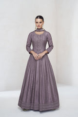 Shadow Drape Silky Fab Gown EAGW0025