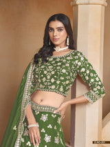 Radiant Beauty Organza Lehenga LXLG0004
